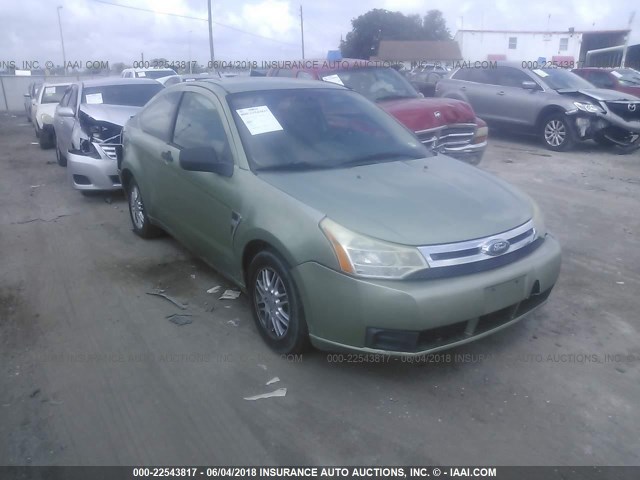 1FAHP33N18W192258 - 2008 FORD FOCUS SE/SEL/SES GREEN photo 1