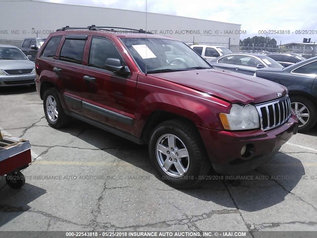 1J4GR48K26C155099 - 2006 JEEP GRAND CHEROKEE LAREDO/COLUMBIA/FREEDOM RED photo 1