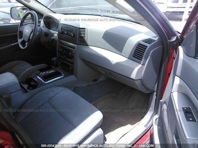 1J4GR48K26C155099 - 2006 JEEP GRAND CHEROKEE LAREDO/COLUMBIA/FREEDOM 红色 照片 5