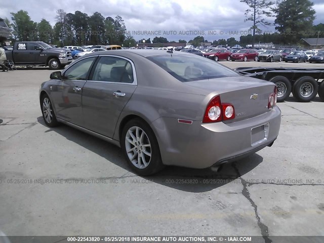 1G1ZK57768F243184 - 2008 CHEVROLET MALIBU LTZ TAN photo 3