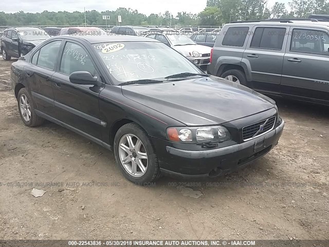 YV1RS61R522172270 - 2002 VOLVO S60 BLACK photo 1