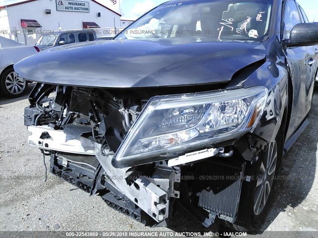 5N1AR2MN6EC709626 - 2014 NISSAN PATHFINDER S/SV/SL/PLATINUM 灰色 照片 6