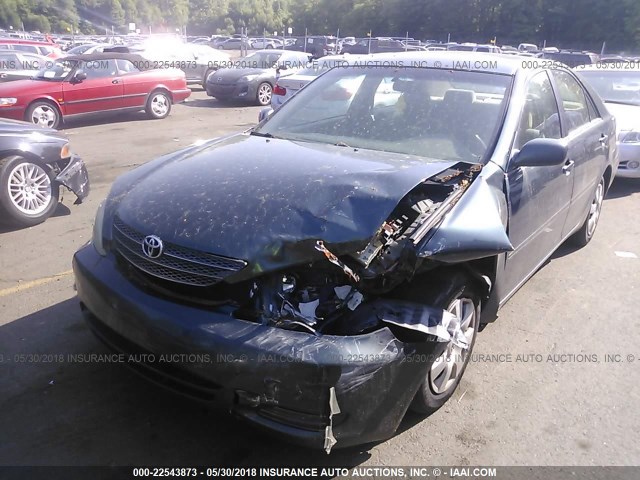 4T1BE32K92U625336 - 2002 TOYOTA CAMRY LE/XLE/SE მწვანე ფოტო 6