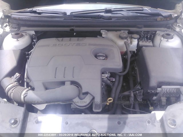 1G1ZE5EB7AF230285 - 2010 CHEVROLET MALIBU LTZ 白色 照片 10