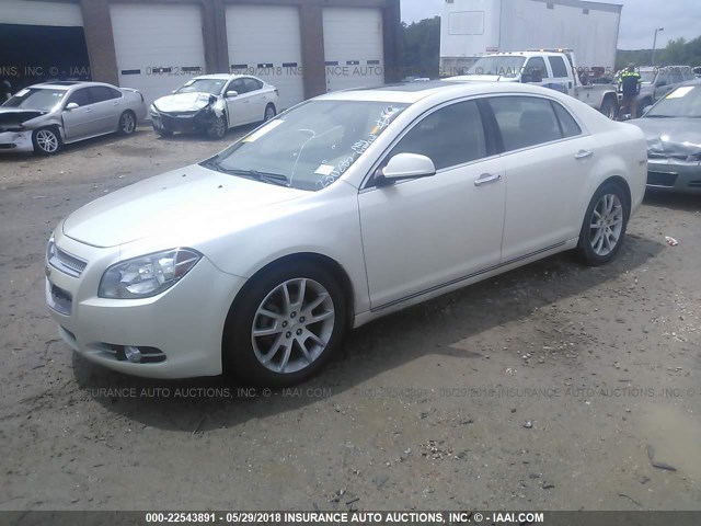 1G1ZE5EB7AF230285 - 2010 CHEVROLET MALIBU LTZ 白色 照片 2