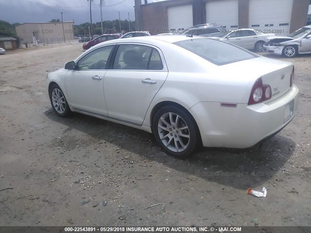 1G1ZE5EB7AF230285 - 2010 CHEVROLET MALIBU LTZ 白色 照片 3