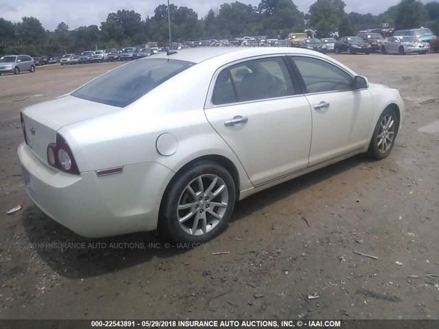 1G1ZE5EB7AF230285 - 2010 CHEVROLET MALIBU LTZ 白色 照片 4