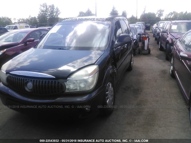 3G5DA03E94S521729 - 2004 BUICK RENDEZVOUS CX/CXL BLACK photo 2