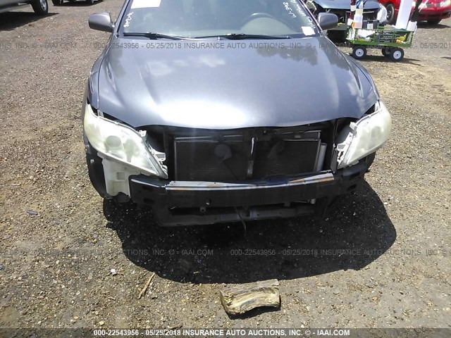 4T1BE46K08U750573 - 2008 TOYOTA CAMRY CE/LE/XLE/SE GRAY photo 6