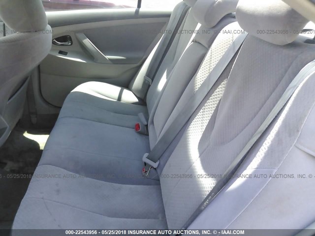 4T1BE46K08U750573 - 2008 TOYOTA CAMRY CE/LE/XLE/SE GRAY photo 8