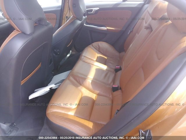 YV1902FH4C2114313 - 2012 VOLVO S60 T6 ORANGE photo 8