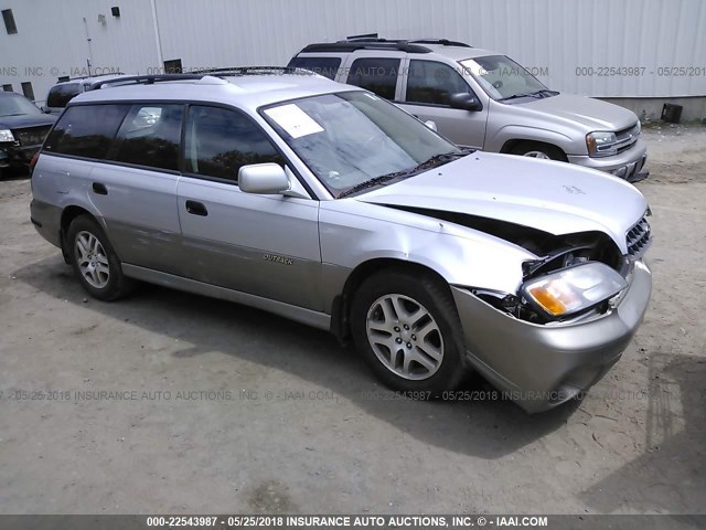 4S3BH675037615584 - 2003 SUBARU LEGACY OUTBACK AWP SILVER photo 1