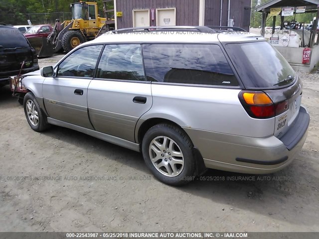 4S3BH675037615584 - 2003 SUBARU LEGACY OUTBACK AWP SILVER photo 3