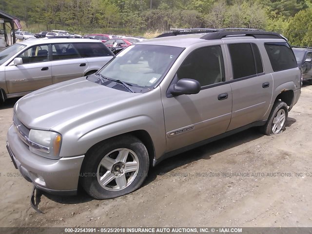 1GNET16S936105673 - 2003 CHEVROLET TRAILBLAZER EXT GRAY photo 2