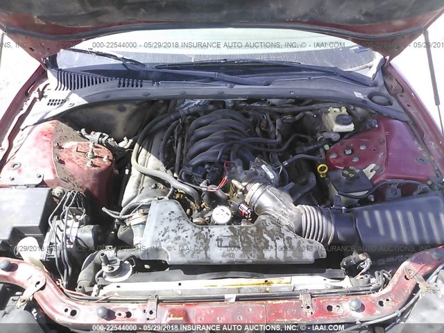 1LNHM87A74Y642934 - 2004 LINCOLN LS 栗色 照片 10