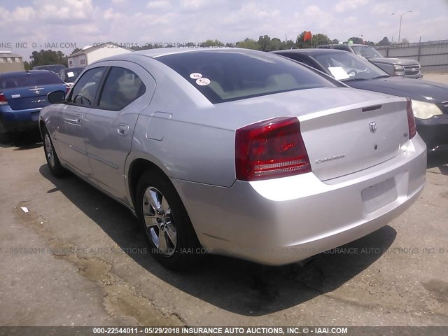 2B3KA53H27H630808 - 2007 DODGE CHARGER R/T SILVER photo 3