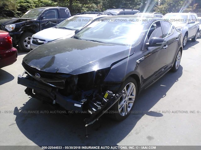 5XXGR4A62EG266060 - 2014 KIA OPTIMA SX BLACK photo 2