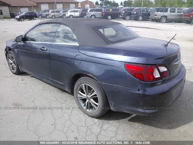 1C3LC55R58N562357 - 2008 CHRYSLER SEBRING TOURING BLUE photo 3