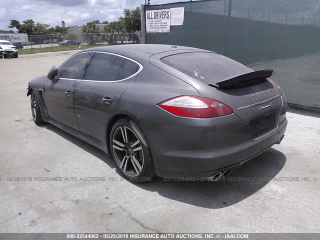 WP0AB2A7XDL060989 - 2013 PORSCHE PANAMERA S/4 GRAY photo 3