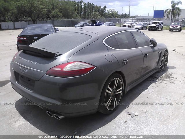 WP0AB2A7XDL060989 - 2013 PORSCHE PANAMERA S/4 GRAY photo 4