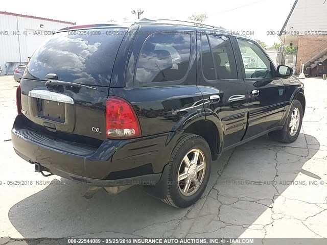 5GADT13S562180537 - 2006 BUICK RAINIER CXL BLACK photo 4