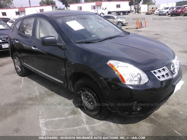 JN8AS5MT8DW528487 - 2013 NISSAN ROGUE S/SV BLACK photo 1