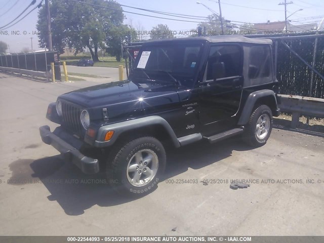 1J4FY19S5XP423410 - 1999 JEEP WRANGLER / TJ SPORT BLACK photo 2