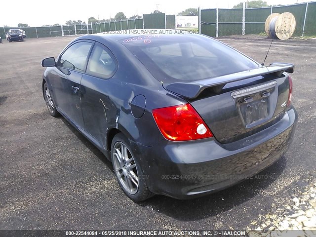 JTKDE177050012760 - 2005 TOYOTA SCION TC 黑色 照片 3