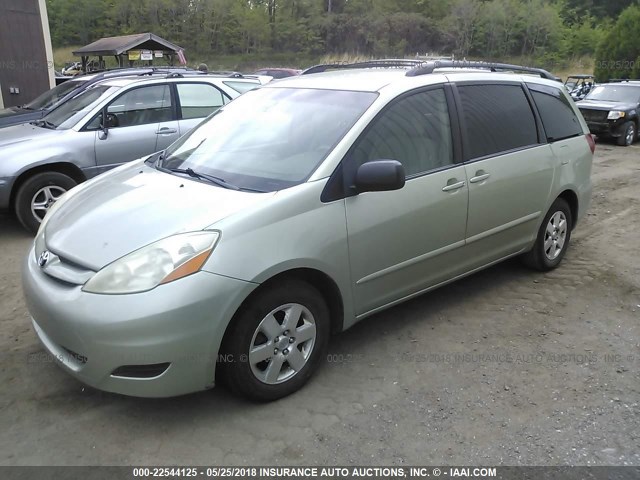 5TDZA23C66S522790 - 2006 TOYOTA SIENNA CE/LE GREEN photo 2