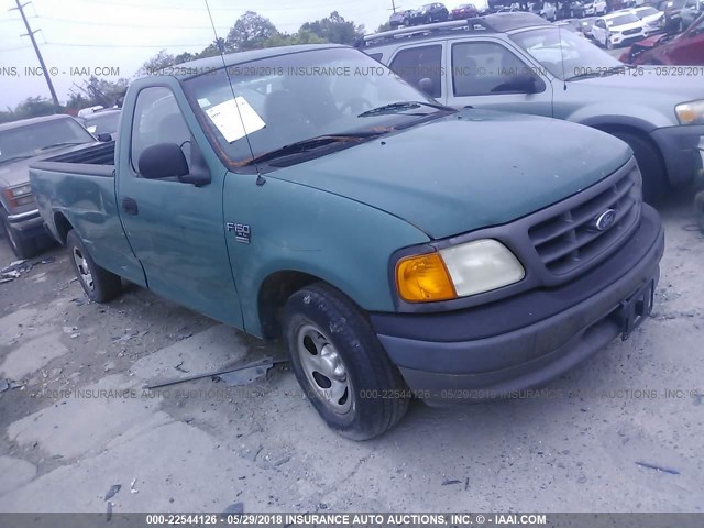 2FTRF17W14CA31651 - 2004 FORD F-150 HERITAGE CLASSIC GREEN photo 1