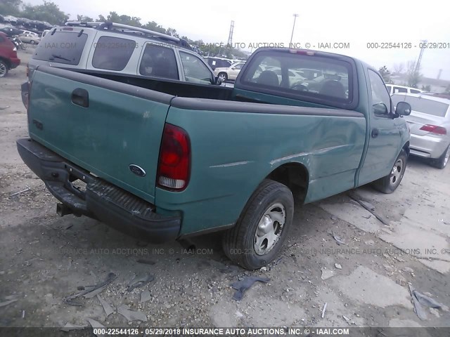 2FTRF17W14CA31651 - 2004 FORD F-150 HERITAGE CLASSIC GREEN photo 4