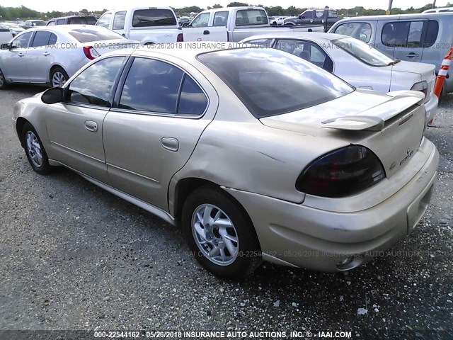 1G2NE52E75M156800 - 2005 PONTIAC GRAND AM SE GOLD photo 3