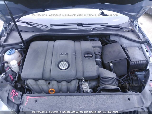 WVWAB7AJ0CW209769 - 2012 VOLKSWAGEN GOLF BLUE photo 10