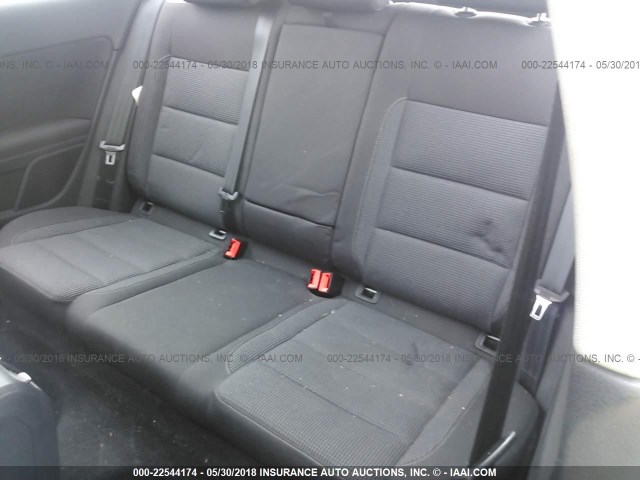 WVWAB7AJ0CW209769 - 2012 VOLKSWAGEN GOLF BLUE photo 8