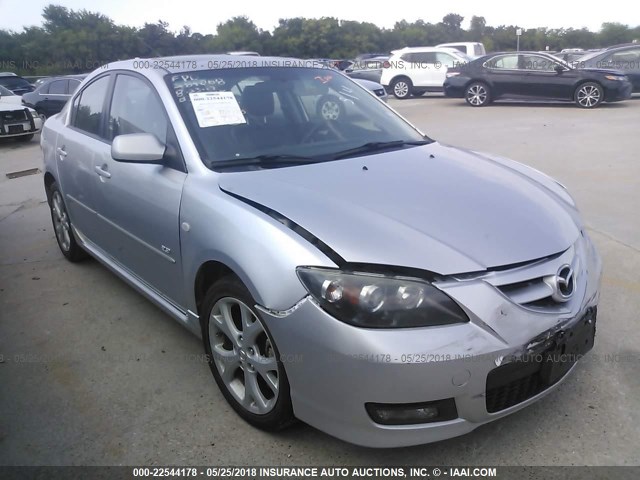 JM1BK323281847426 - 2008 MAZDA 3 S SILVER photo 1