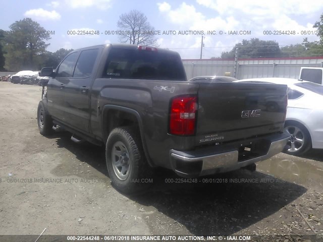 3GTU2TEC4EG377899 - 2014 GMC SIERRA K1500 BEIGE photo 3