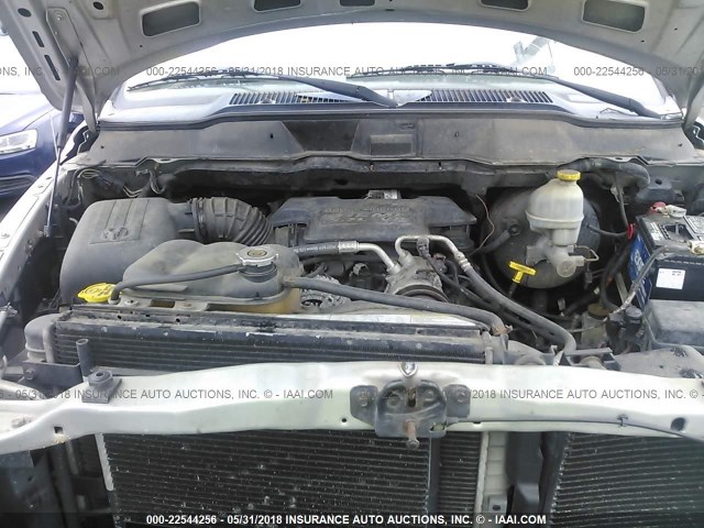 1D7KU28D03J567619 - 2003 DODGE RAM 2500 ST/SLT 银色 照片 10