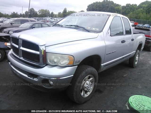 1D7KU28D03J567619 - 2003 DODGE RAM 2500 ST/SLT SILVER photo 2