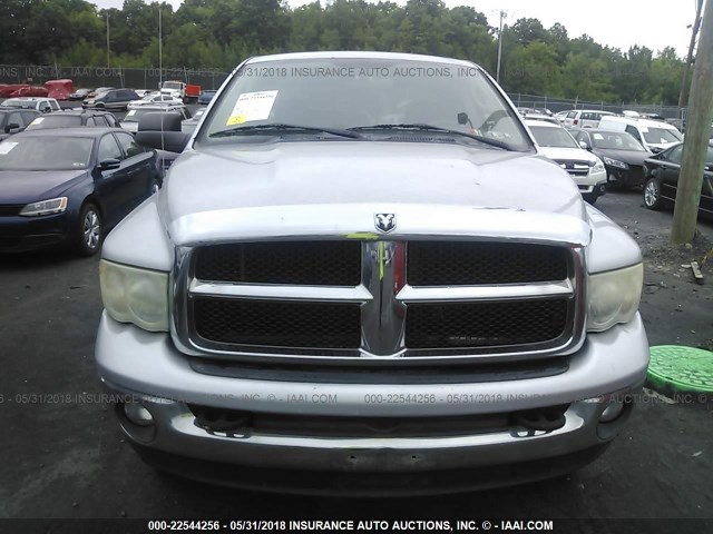 1D7KU28D03J567619 - 2003 DODGE RAM 2500 ST/SLT 银色 照片 6