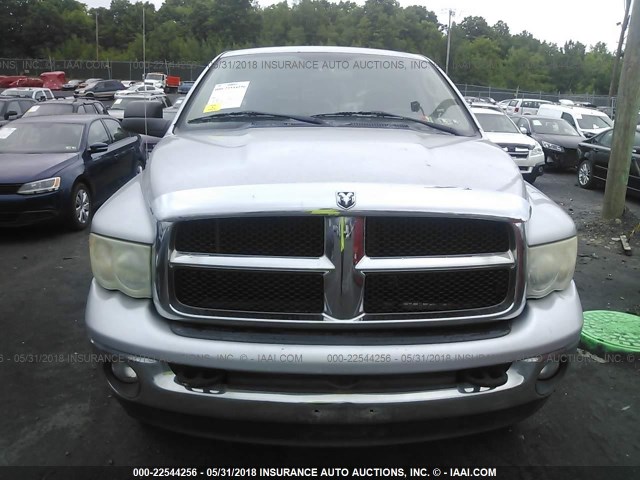 1D7KU28D03J567619 - 2003 DODGE RAM 2500 ST/SLT SILVER photo 6