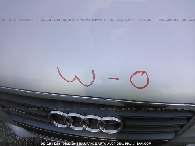 WAUBFAFL6CN002192 - 2012 AUDI A4 PREMIUM SILVER photo 10