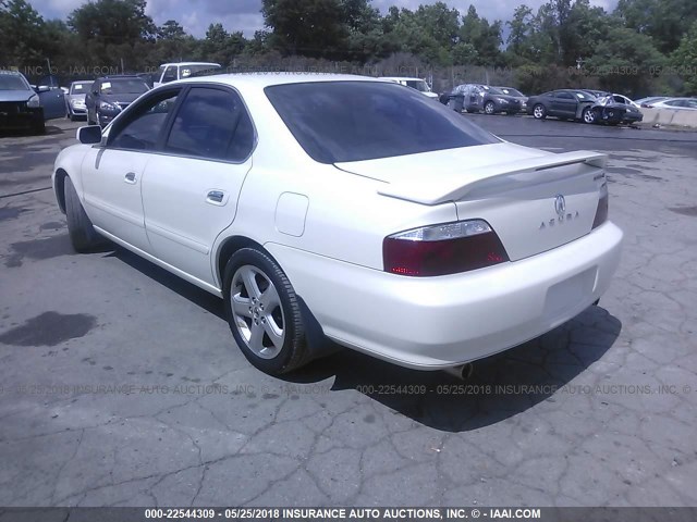 19UUA56882A040561 - 2002 ACURA 3.2TL TYPE-S WHITE photo 3