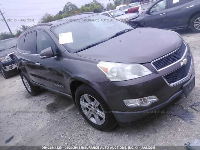 1GNER23DX9S132178 - 2009 CHEVROLET TRAVERSE LT BROWN photo 1