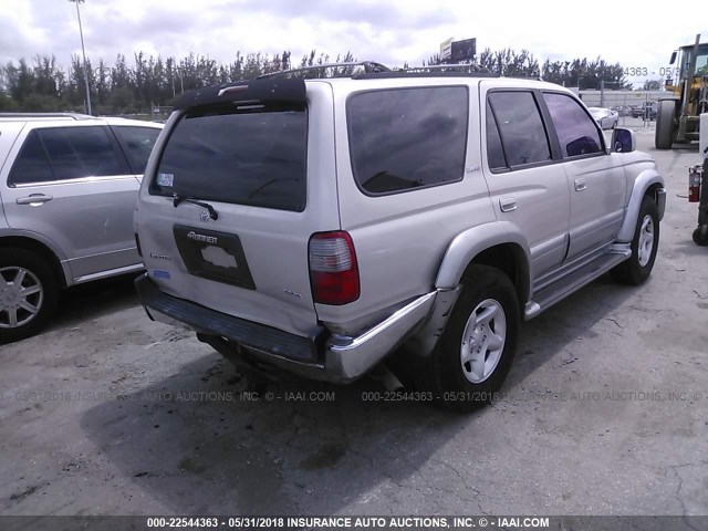 JT3GN87R0W0081985 - 1998 TOYOTA 4RUNNER LIMITED SILVER photo 4