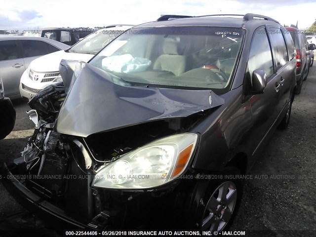 5TDZA22C84S114791 - 2004 TOYOTA SIENNA XLE/XLE LIMITED GRAY photo 2