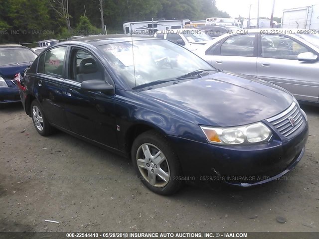 1G8AZ55F47Z189272 - 2007 SATURN ION LEVEL 2 BLUE photo 1