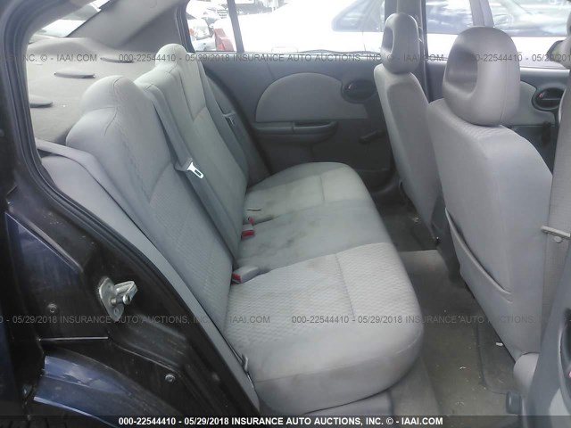 1G8AZ55F47Z189272 - 2007 SATURN ION LEVEL 2 BLUE photo 8