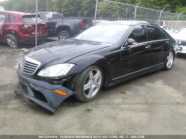 WDDNG86X19A253278 - 2009 MERCEDES-BENZ S 550 4MATIC BLACK photo 2