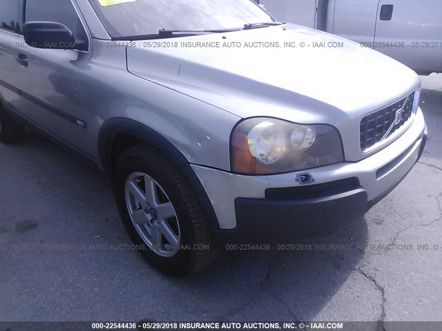 YV1CZ592151207724 - 2005 VOLVO XC90 SILVER photo 6