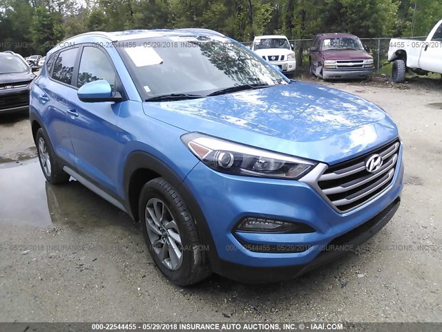 KM8J33A48JU600267 - 2018 HYUNDAI TUCSON LIMITED/SPORT AND ECO/SE BLUE photo 1